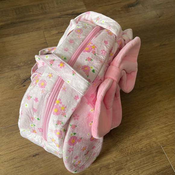 Brand New-MY MELODYPink Floral Clothe Tote Bag - Picture 7 of 16